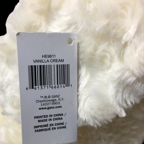 RARE Ganz Vanilla Cream Bunny Plush 15in. - Picture 11 of 11